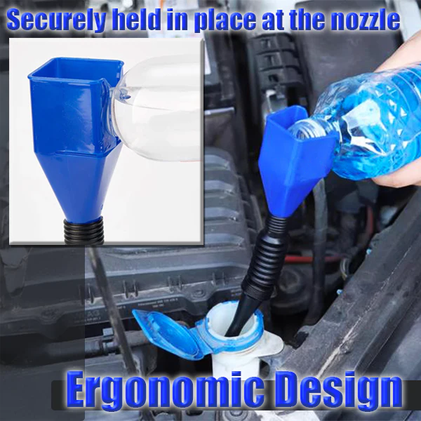 Flexible Car Refueling Funnel