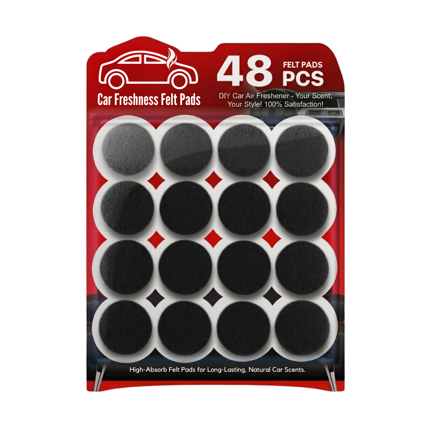 Car Freshness Felt Pads