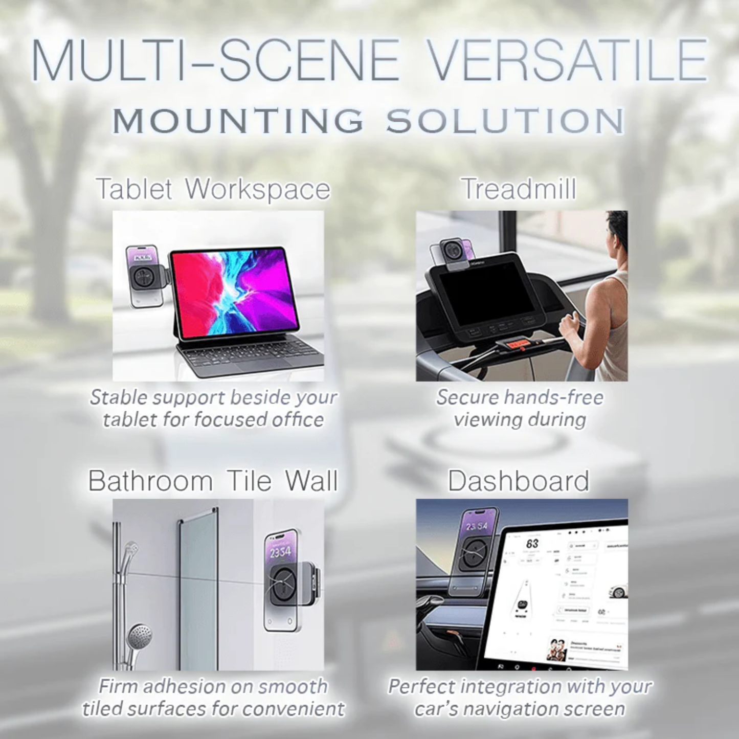 Ultra-Thin Magnetic Dashboard Phone Holder