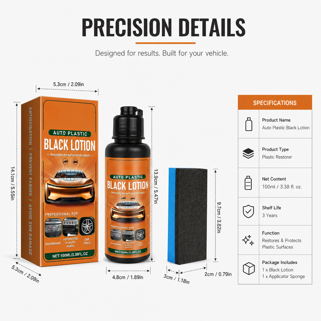 Plastic Restorer for Cars