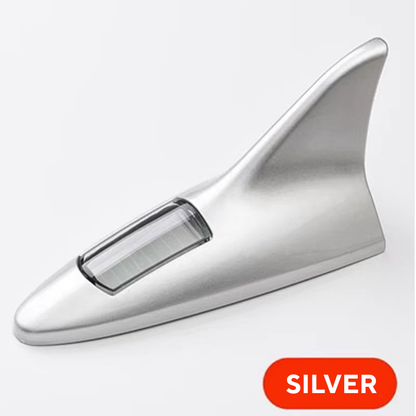 Solar Powered Shark Fin Antenna with LED Warning Light