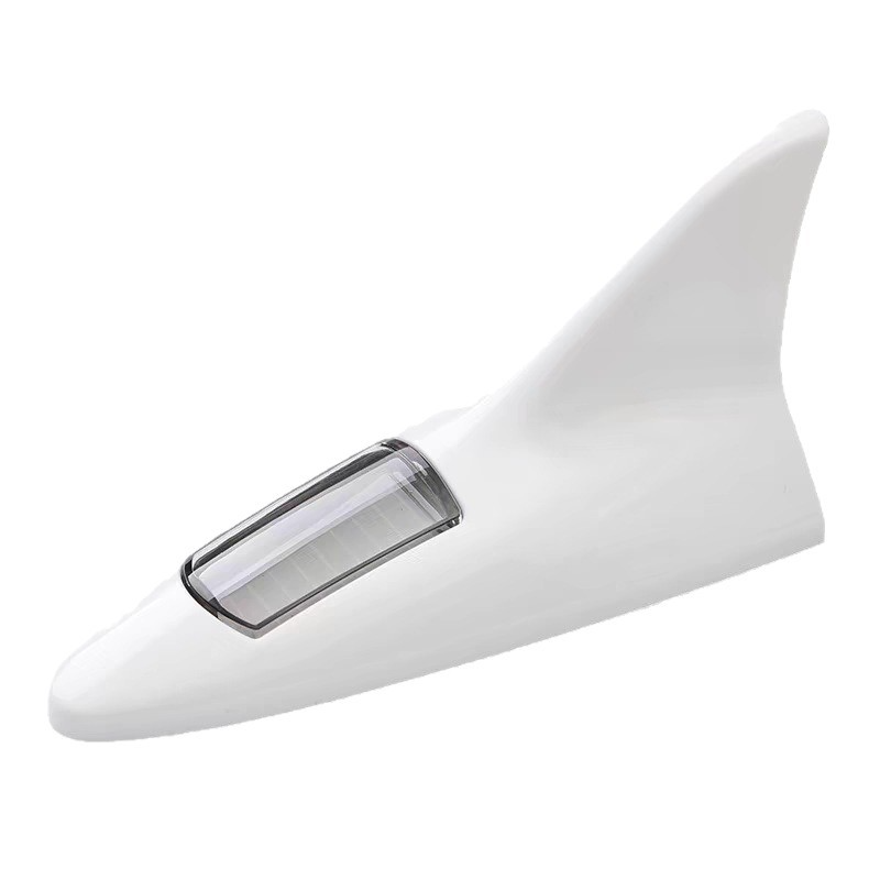 Solar Powered Shark Fin Antenna with LED Warning Light