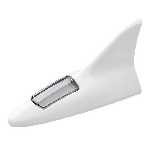 Solar Powered Shark Fin Antenna with LED Warning Light