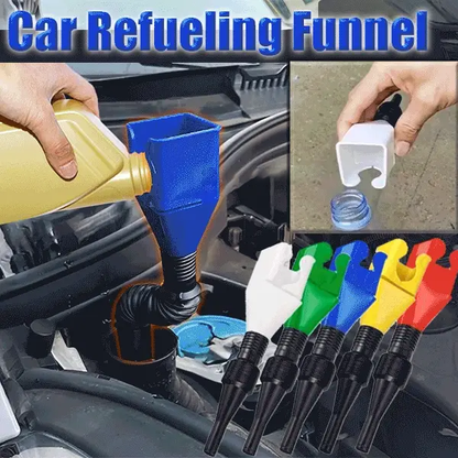 Flexible Car Refueling Funnel