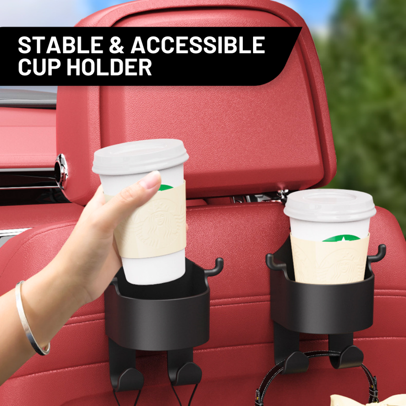 Back Seat Headrest Phone & Cup Holder PRO
