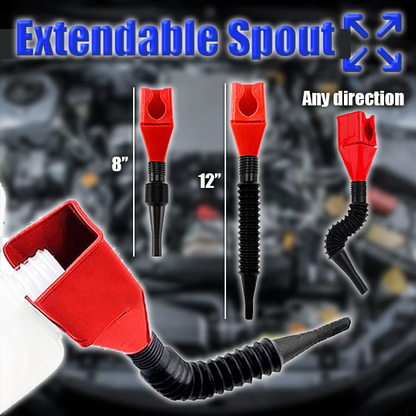 Flexible Car Refueling Funnel