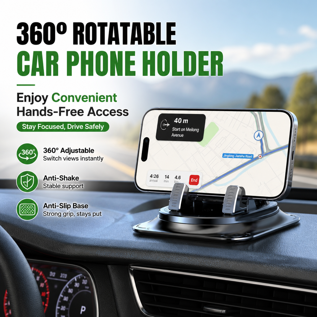360° Rotatable Car Phone Holder