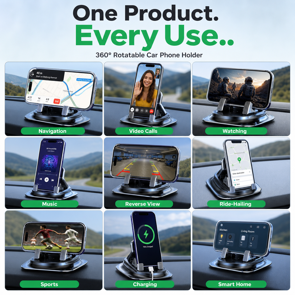 360° Rotatable Car Phone Holder