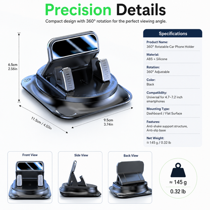 360° Rotatable Car Phone Holder