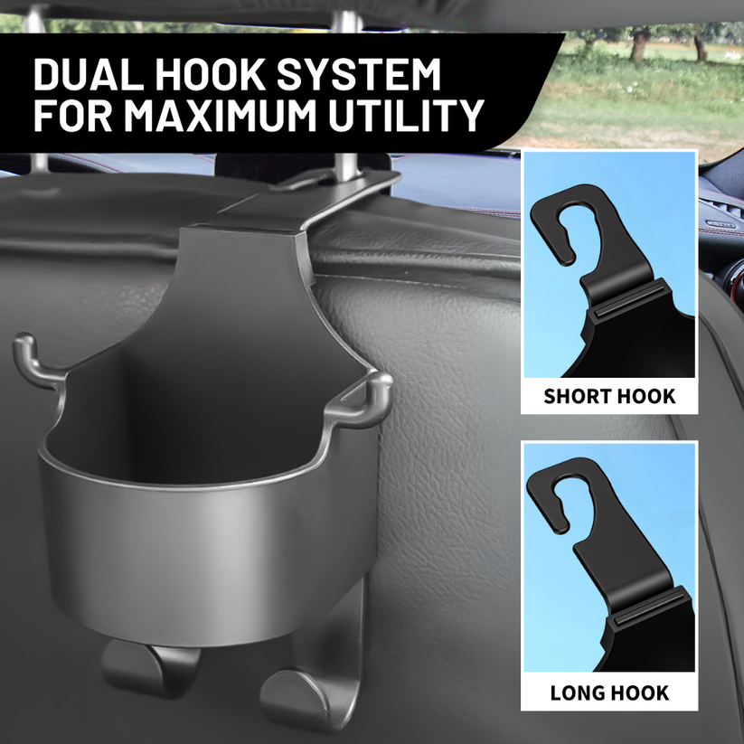 Back Seat Headrest Phone & Cup Holder PRO