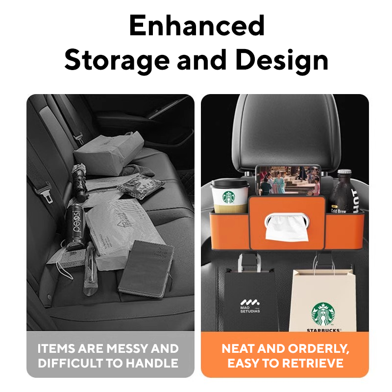 Multi-functional Car Seat Back Storage Box PRO