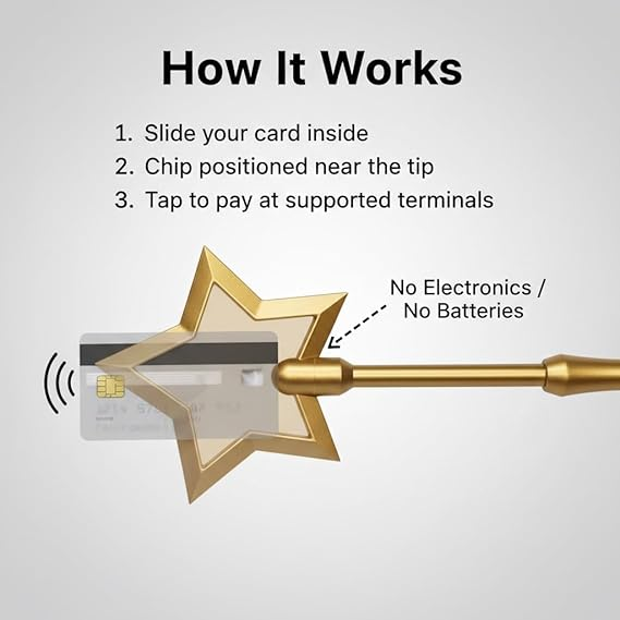 Fairy Wand Credit Card Holder