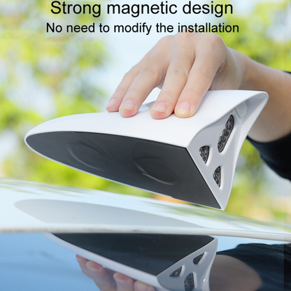 Solar Powered Shark Fin Antenna with LED Warning Light