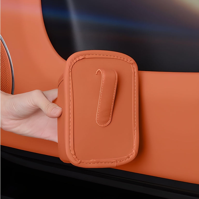 Universal Leather Car Door Cup Holder