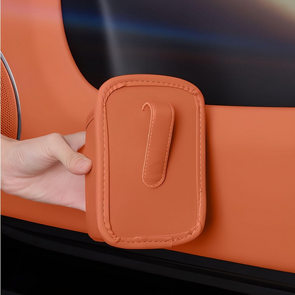 Universal Leather Car Door Cup Holder