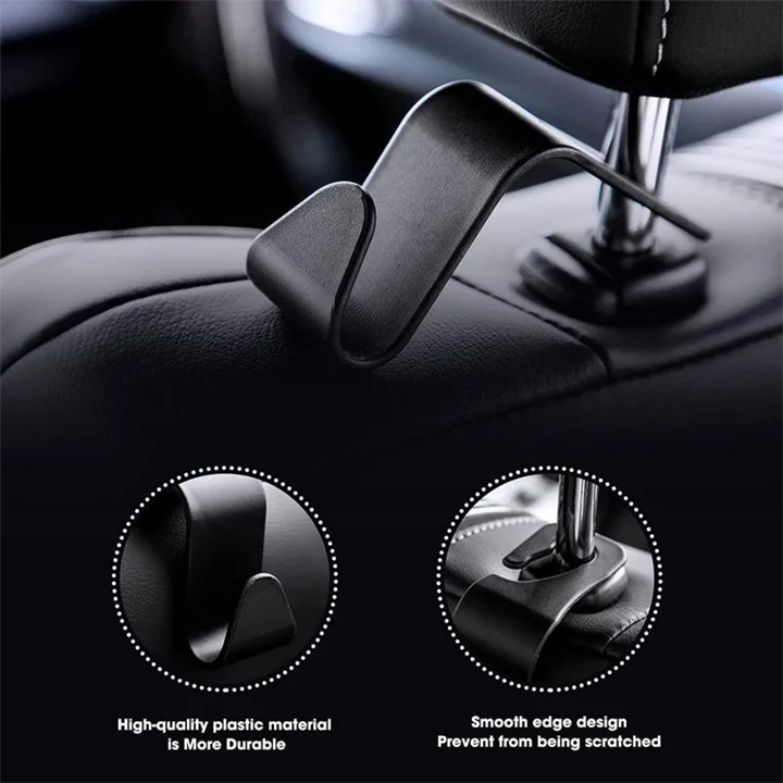 Car Seat Headrest Hook (Pack of 4)