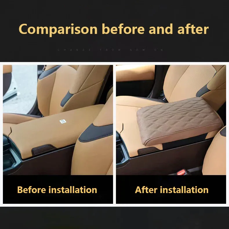 Leather Car Armrest Box Pad PRO