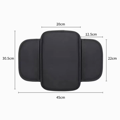Car Armrest Cushion with Side Pockets