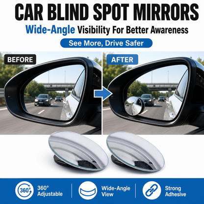Car Blind Spot Mirrors (2 PCS)