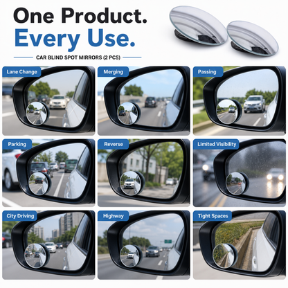 Car Blind Spot Mirrors (2 PCS)
