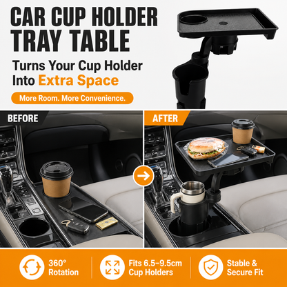Car Cup Holder Tray Table