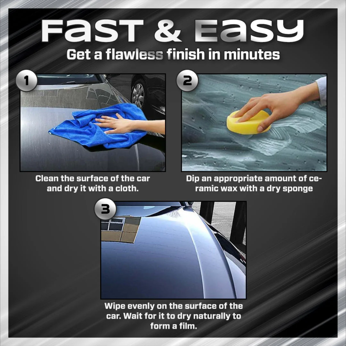 Titanium Ceramic Wax Cream (Mirror Gloss & Long-Lasting Protection in 15 Minutes)