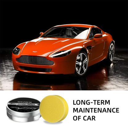 Titanium Ceramic Wax Cream (Mirror Gloss & Long-Lasting Protection in 15 Minutes)