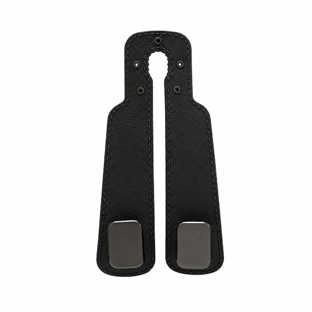 Upgraded Car Seat Back Double Hooks with Soft Faux Leather PRO