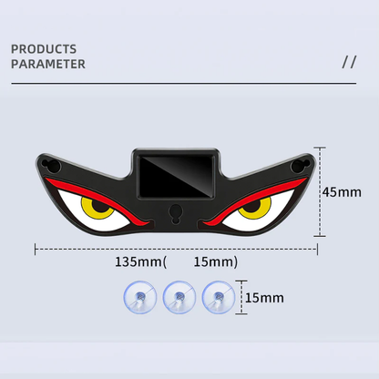 Solar Powered Devil Eyes LED Car Sign
