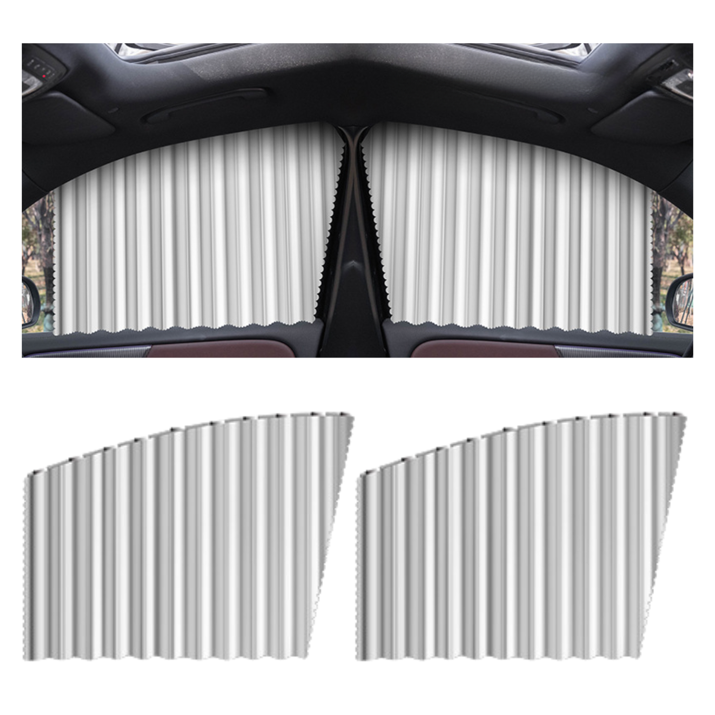 Foldable Car Side Window Sun Shades (2 PCS) PRO
