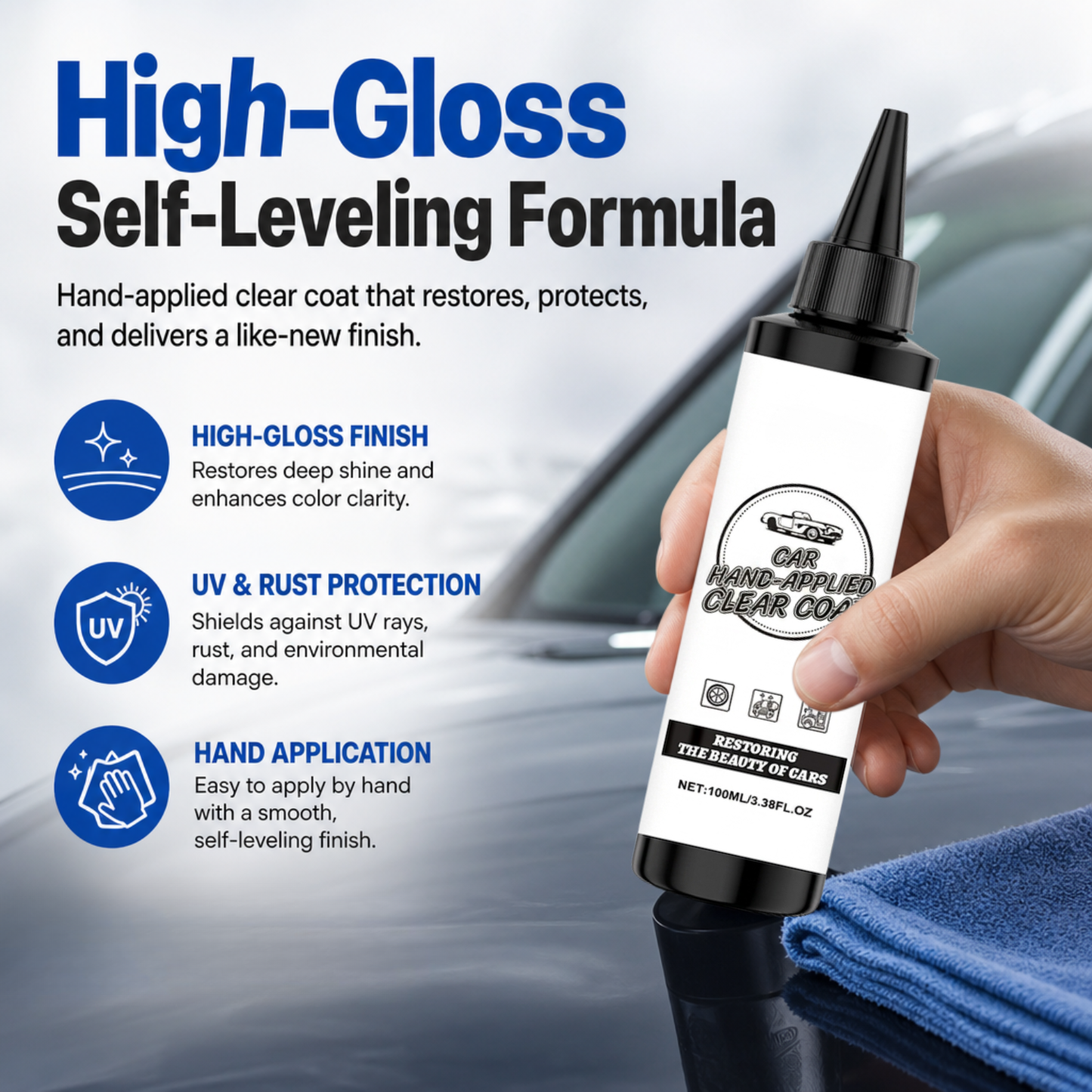 Car Hand-applied Clear Coat