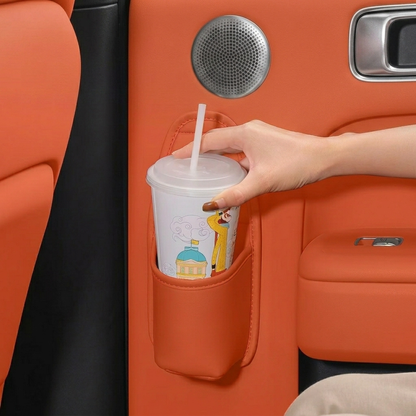 Universal Leather Car Door Cup Holder PRO