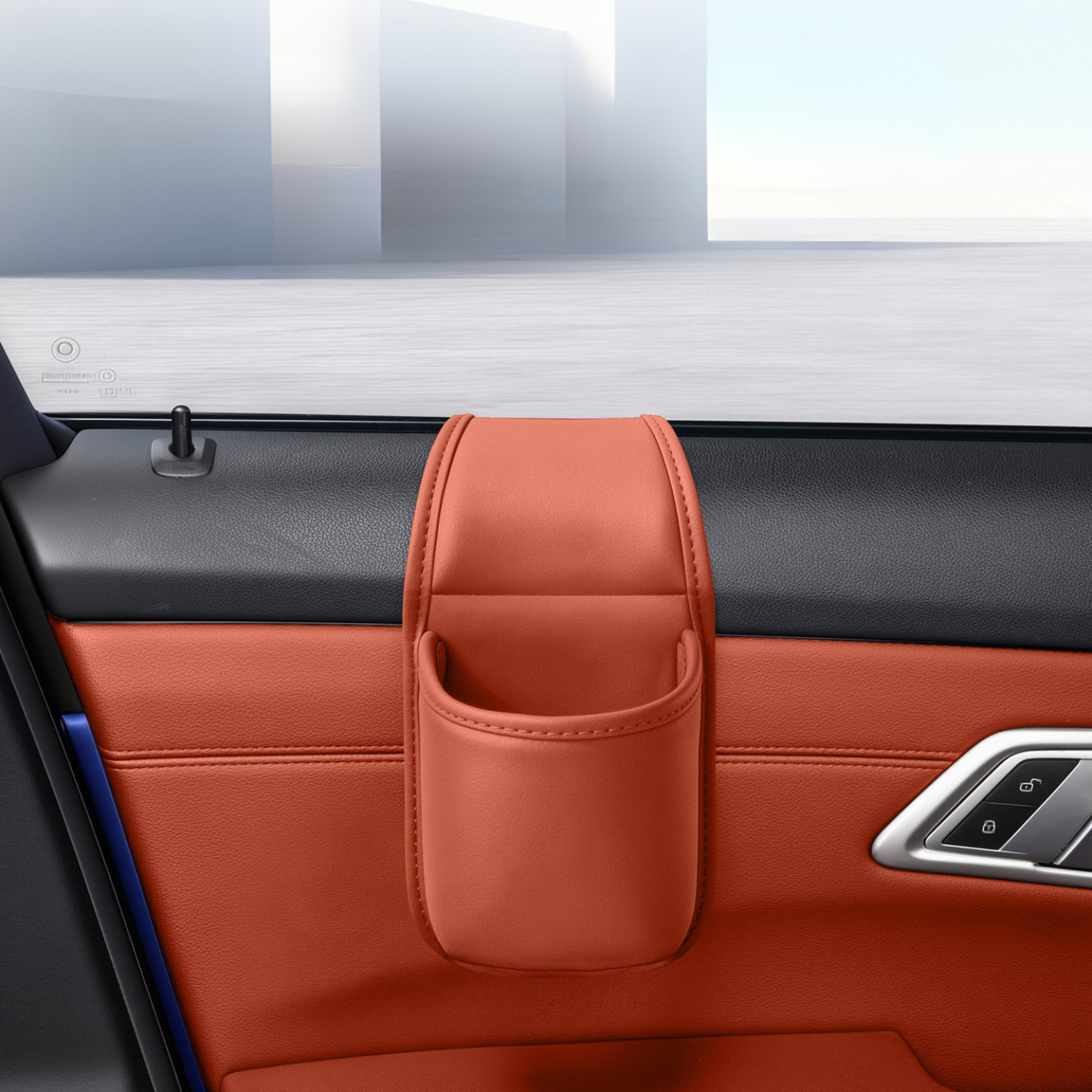 Universal Leather Car Door Cup Holder PRO