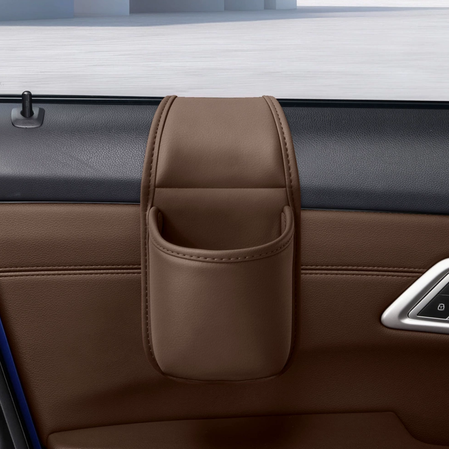 Universal Leather Car Door Cup Holder PRO