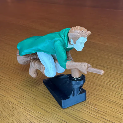 Witch and Wizard Broomstick Dashboard Drift Ornaments