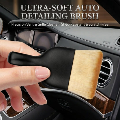 Car Interior Cleaning Brush with Protective Cover