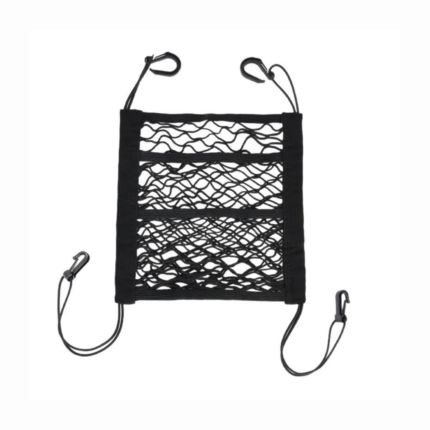 Car Seat Back Organizer & Pet/Child Barrier Net Pocket