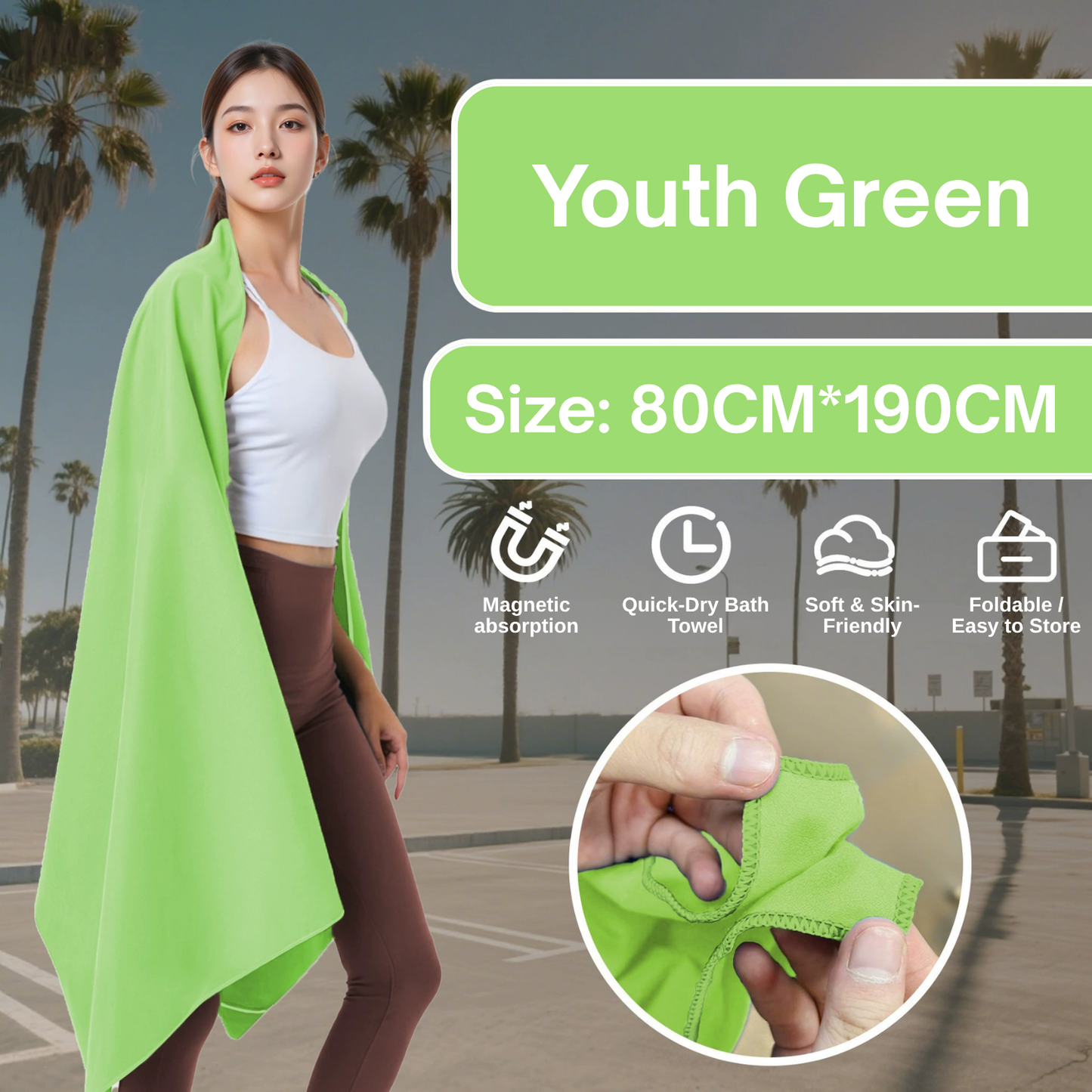 Magnet Towel for Car Changing