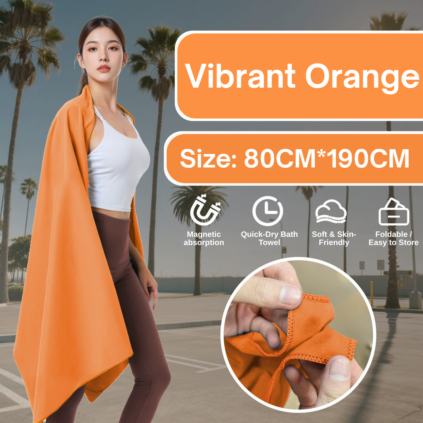 Magnet Towel for Car Changing