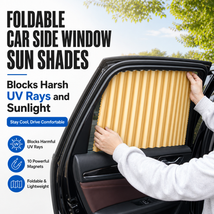 Foldable Car Side Window Sun Shades (2 PCS) PRO