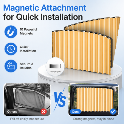 Foldable Car Side Window Sun Shades (2 PCS) PRO