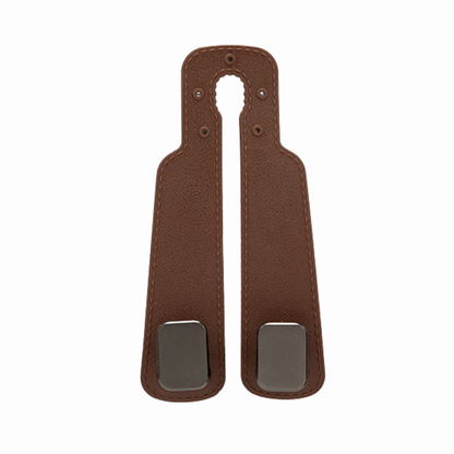 Upgraded Car Seat Back Double Hooks with Soft Faux Leather PRO