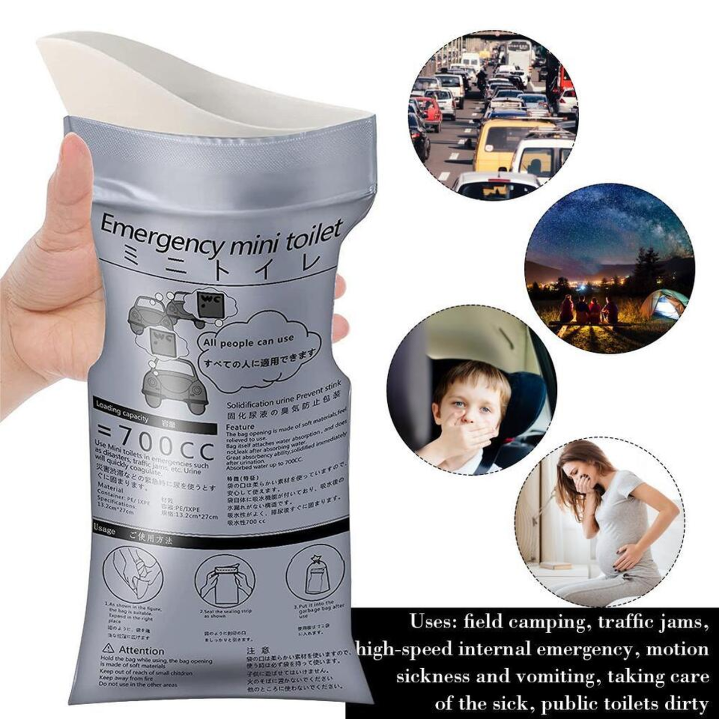 Emergency Mini Toilet Bag