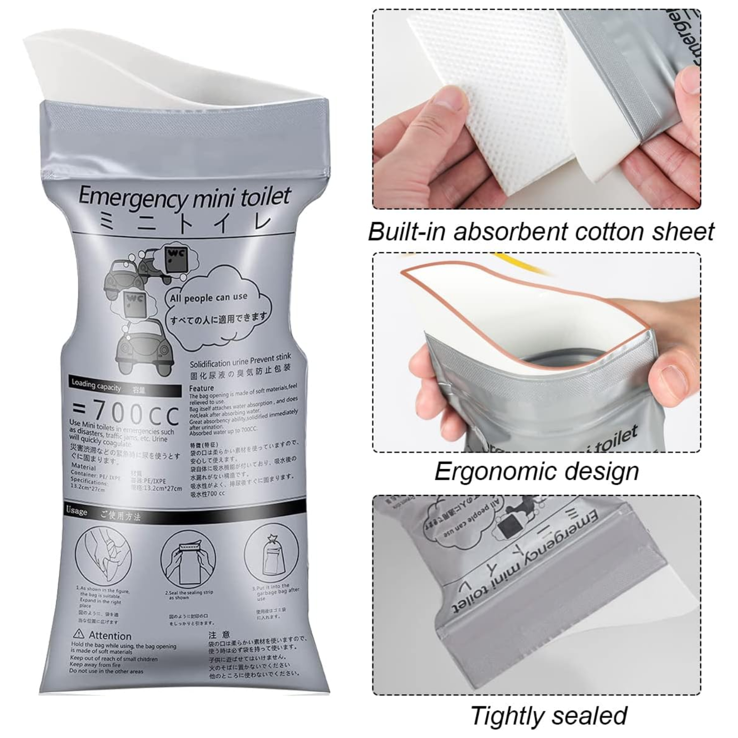 Emergency Mini Toilet Bag
