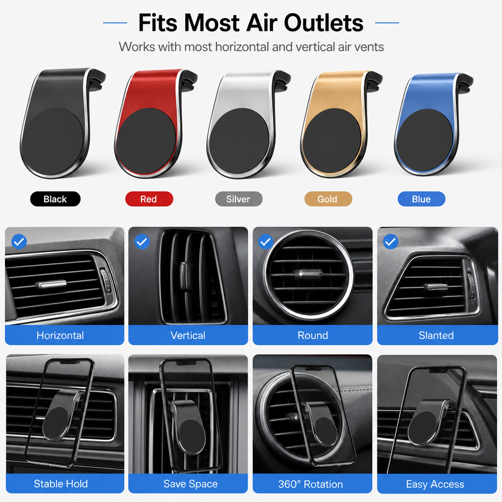 Mobile Phone Navigation Magnetic Bracket