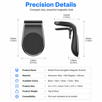 Mobile Phone Navigation Magnetic Bracket