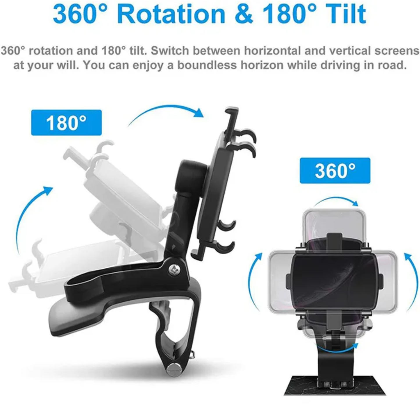 Universal Clip Dashboard Car Phone Holder