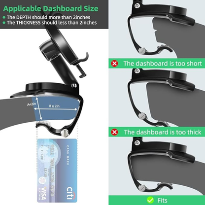 Universal Clip Dashboard Car Phone Holder