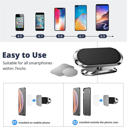 Universal 360 Magnetic Swivel Mobile Phone Mount