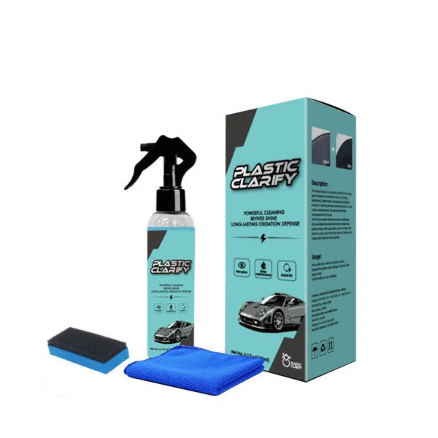 Multi-purpose Efficient Car Plastic Restorer Spray